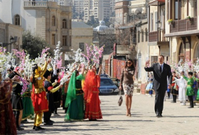Prezident Novruz şənliklərində iştirak edib