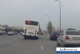  Sərnişinləri qorxuya salan avtobus xətdən çıxarıldı   