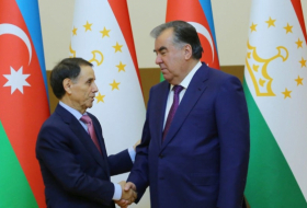    Novruz Məmmədov Tacikistan prezidenti ilə görüşüb   
