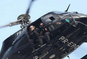 Polis helikopteri qəzaya uğrayıb