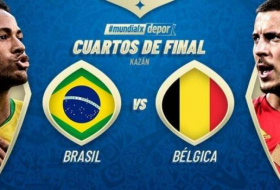 Belçika yarımfinalda, Braziliya uduzdu - Yenilənib
