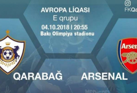 “Qarabağ” - “Arsenal” oyununa 10 min bilet satılıb