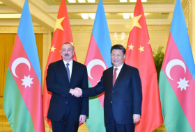  İlham Əliyev Çin lideri ilə görüşdü -  FOTOLAR (Yenilənib)  