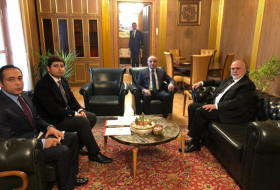 Azay Quliyev Türkiyə parlamentinin vitse-spikeri ilə görüşüb