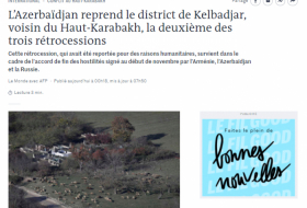 “Le Monde” Kəlbəcərin azad edilməsindən yazdı  