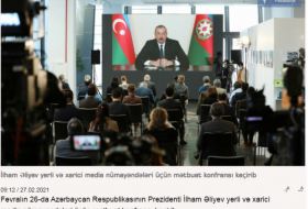 Prezidentin mətbuat konfransı Gürcüstan mediasının diqqət mərkəzində