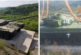    Albert Aqarunovun Şuşada vurduğu tank 31 il sonra Bakıya gətirildi -    VİDEO        

