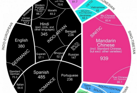    Dünyada ən çox danışılan dillər -    İnfoqrafika      