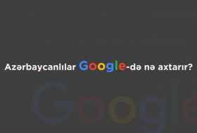 Azərbaycanlılar google-da nə axtarır? - İnfoqrafika 