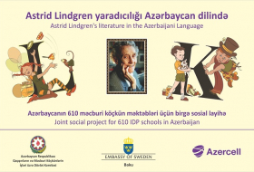 Məşhur uşaq yazarının 9 kitabı Azərbaycan dilinə tərcümə edildi