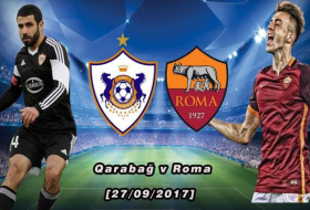 “Qarabağ” - “Roma” oyununun start heyətləri